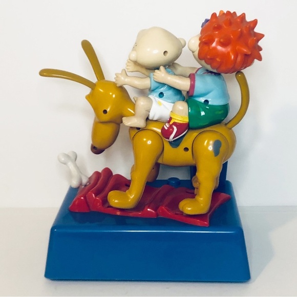 Rugrats VTG 1997 Chuckie Tommy Spike Electronic Motion Bank Rugrats Theme Song - Picture 3 of 14